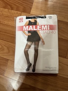 Колготки Malemi, Ciao, 40 DEN, р. 2, nero/черные, с шортиками и прозрачным мыском - фото 1 от пользователя