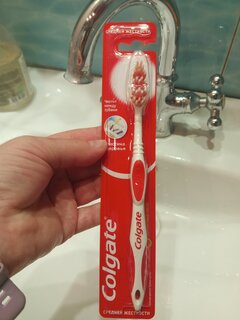 Зубная щетка Colgate, Классика Плюс, средней жесткости, FVN50306, в ассортименте - фото 1 от пользователя