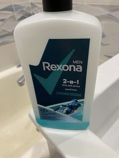 Гель для душа и шампунь Rexona, 2 в 1 Горный лед, для мужчин, 750 мл - фото 1 от пользователя