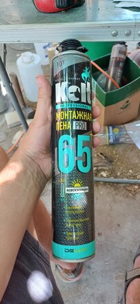 Пена монтажная Kolt, профессиональная, 65 л, 1 л, всесезонная - фото 5 от пользователя