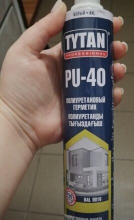 Герметик полиуретановый, Tytan, PU 40, 66244/16791, 310 мл, белый - фото 2 от пользователя