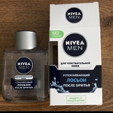 Лосьон после бритья, Nivea, для чувствительной кожи, 100 мл, 81314 - фото 2 от пользователя