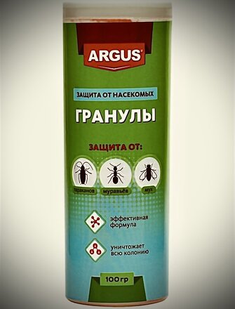 Инсектицид муравьи, мухи, гранулы, 100 г, Argus - фото 1 от пользователя
