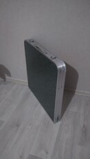 Стол складной металл, прямоугольный, 120х60х68.5 см, столешница МДФ, зеленый, Green Days, 4 стула - фото 5 от пользователя