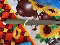 Нож кухонный Daniks, Амут, универсальный, нержавеющая сталь, 12.5 см, рукоятка soft-touch, JA20201785-3 - фото 4 от пользователя