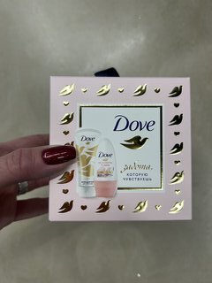 Набор подарочный для женщин, Dove, С любовью для Вас, дезодорант 50 мл + крем для рук 50 мл - фото 8 от пользователя