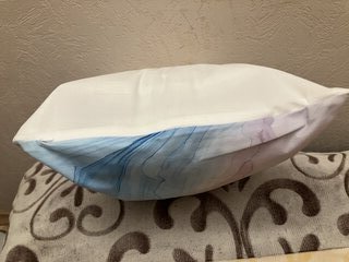 Наволочка декоративная Волны розово-голубой, 100% полиэстер, 45 х 45 см, A130023 - фото 2 от пользователя