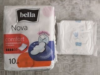 Прокладки женские Bella, Nova Comfort soft, 10 шт, BE-012-RW10-E07 - фото 1 от пользователя