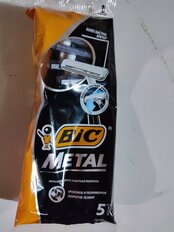 Станок для бритья Bic, Metal, для мужчин, 5 шт, одноразовые, 899418 - фото 7 от пользователя