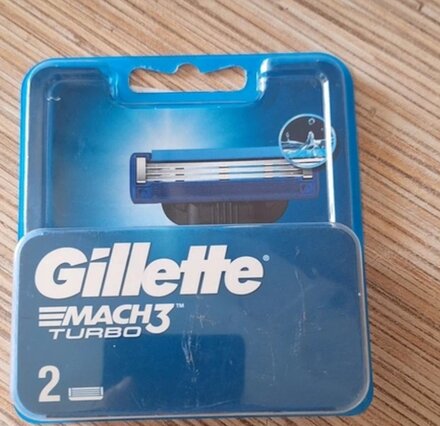 Сменные кассеты для бритв Gillette, Mach3 Turbo, для мужчин, 2 шт - фото 1 от пользователя