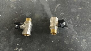 Кран для воды, 1/2&quot;, г-ш, ручка-бабочка, PN40, РосТурПласт - фото 1 от пользователя