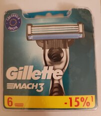 Сменные кассеты для бритв Gillette, Mach3, для мужчин, 6 шт - фото 7 от пользователя