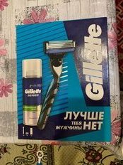 Набор подарочный для мужчин, Gillette, Series, пена для бритья Series Sensitive 100 мл + бритвенный станок Mach3 Start - фото 4 от пользователя