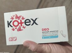 Прокладки женские Kotex, Super Slim Deo, ежедневные, 56 шт - фото 1 от пользователя