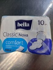 Прокладки женские Bella, Nova Classic Comfort Drainette Air, 10 шт, BE-012-RW10-E08 - фото 1 от пользователя