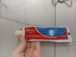 Зубная паста Colgate, Крепкие зубы Свежее дыхание, 100 мл - фото 3 от пользователя