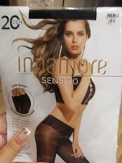 Колготки Innamore, Sensi, 20 DEN, р. 4, nero/черные, заниженная талия - фото 1 от пользователя