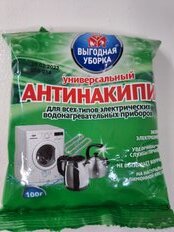 Антинакипин Выгодная уборка, универсальный, 100 г - фото 2 от пользователя