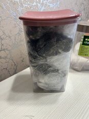 Банка для сыпучих продуктов, пластик, 1.9 л, 21 см, с крышкой, Idea, М1224, ягодная - фото 7 от пользователя