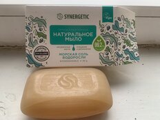 Мыло Synergetic, Морская соль и водоросли, 90 г, натуральное - фото 9 от пользователя