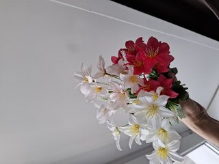 Цветок искусственный пасхальный, Полевые, 5 веток, 30 см, в ассортименте, FP202 - фото 7 от пользователя
