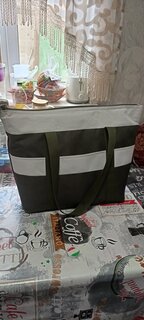 Термосумка 20 л, 32х15х48 см, полиэстер, ламинированный алюминий, UV-3-014/8 - фото 4 от пользователя