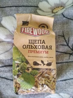 Щепа для коптильни 0.2 кг, ольха, Firewood, 110501 - фото 7 от пользователя