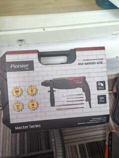 Перфоратор Pioneer, RH-M900-01C, быстрозажимной патрон, 900 Вт, 3.2 Дж, 3 режима, с кейсом, 17301 - фото 3 от пользователя