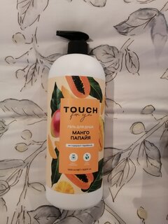 Гель для душа Touch For You, Манго-папайя, 1 л, парфюмированный - фото 3 от пользователя