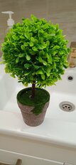 Цветок искусственный декоративный Композиция Самшит, 25х8х8 см, Y4-3487 - фото 5 от пользователя