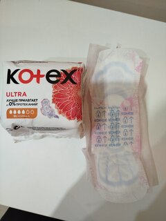 Прокладки женские Kotex, Ultra Dry&amp;Soft Normal, 10 шт, 4423 - фото 1 от пользователя