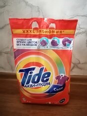 Стиральный порошок Tide, 6 кг, автомат, для цветного белья, Color - фото 1 от пользователя