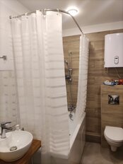 Штора для ванн 180х180 см, Peva, Полосы, белая, ST-34 - фото 5 от пользователя