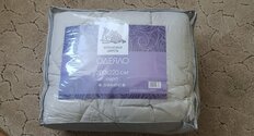 Одеяло евро, 200х220 см, Верблюжья шерсть, 400 г/м2, зимнее, чехол микрофибра, кант - фото 4 от пользователя