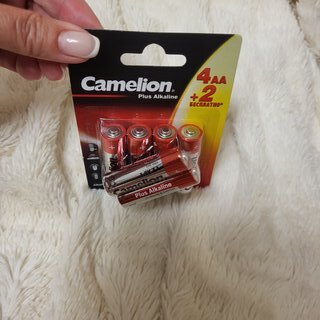 Батарейка Camelion, АА (LR6, 15A), Plus Alkaline, щелочная, 1.5 В, блистер, 4+2 шт, 15308 - фото 1 от пользователя