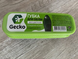 Губка для обуви бесцветная, Homex, Gecko, 101320 - фото 1 от пользователя