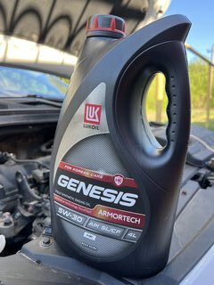 Масло моторное синтетическое, 5W30, Лукойл, Genesis Armortech НК, 4 л, 3149287 - фото 2 от пользователя