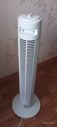 Вентилятор колонный, Lofter, TF-29C2-alu, 40 Вт, 3 скорости, белый, TF-29C2-alu White - фото 8 от пользователя