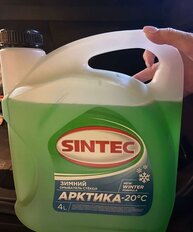 Омыватель стекол Sintec, Арктика, зимний, -20 °C, 4 л, 900601/614507 - фото 7 от пользователя