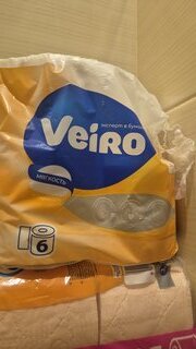 Туалетная бумага Veiro, Luxx, Манго, 3 слоя, 6 шт, 15 м, с втулкой - фото 8 от пользователя
