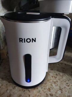 Чайник электрический Rion, CX-K205-18, 1.8 л, 1500 Вт, скрытый нагревательный элемент, сталь, пластик - фото 3 от пользователя