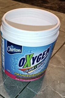 Отбеливатель Chirton, Oxygen, 500 г, порошок, универсальный, кислородный - фото 3 от пользователя