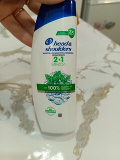 Шампунь Head &amp; Shoulders, 2в1 Ментол, против перхоти, 200 мл - фото 9 от пользователя