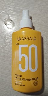 Спрей для защиты от солнца, Krassa, SPF 50, 150 мл, водостойкий, КСС40101 - фото 1 от пользователя