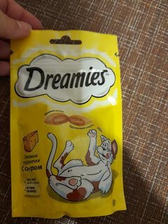 Корм для животных Dreamies, 60 г, для кошек, лакомство, с сыром, 52354 - фото 9 от пользователя