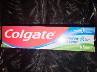 Зубная паста Colgate, Тройное действие, 50 мл - фото 2 от пользователя