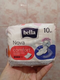 Прокладки женские Bella, Nova Comfort soft, 10 шт, BE-012-RW10-E07 - фото 2 от пользователя