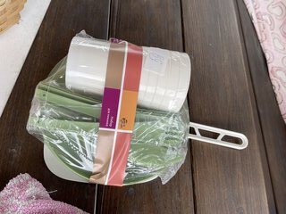 Набор для пикника на 4 персоны, 21 предмет, полипропилен, зеленый, Plast team, PT405212000 - фото 1 от пользователя