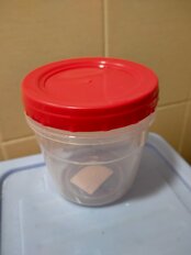 Банка для сыпучих продуктов, пластик, 0.5 л, 10 см, с крышкой, Полимербыт, С432, в ассортименте - фото 3 от пользователя