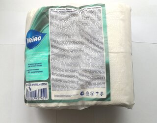 Туалетная бумага Veiro, Delicate Aroma, 3 слоя, 4 шт, 17 м, с втулкой - фото 2 от пользователя
